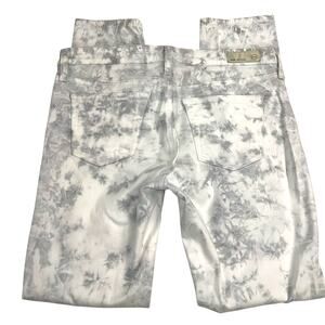 AG Adriano Goldschmied The Legging Ankle Super Skinny Tie Dye Gray Jean Size 28R